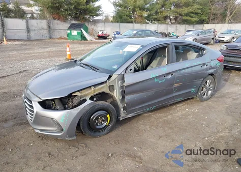 2018 Hyundai Elantra Value Edition из США, поврежденный, VIN 5NPD84LF1JH282736